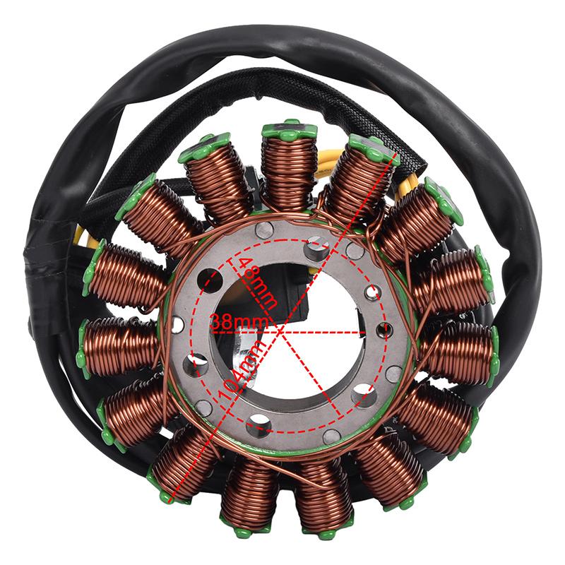 Motorcycle Generator Ignition Stator Coil 5-Wire 15-Poles For HONDA CBR1000RR CBR1000 CBR 1000 RR 2008 2009 31120-MFL-641 1000CC