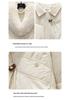 Women's Short Winter Jacket with Thick Fur Collar - European and American Style, Warm and Anti-Fur Design