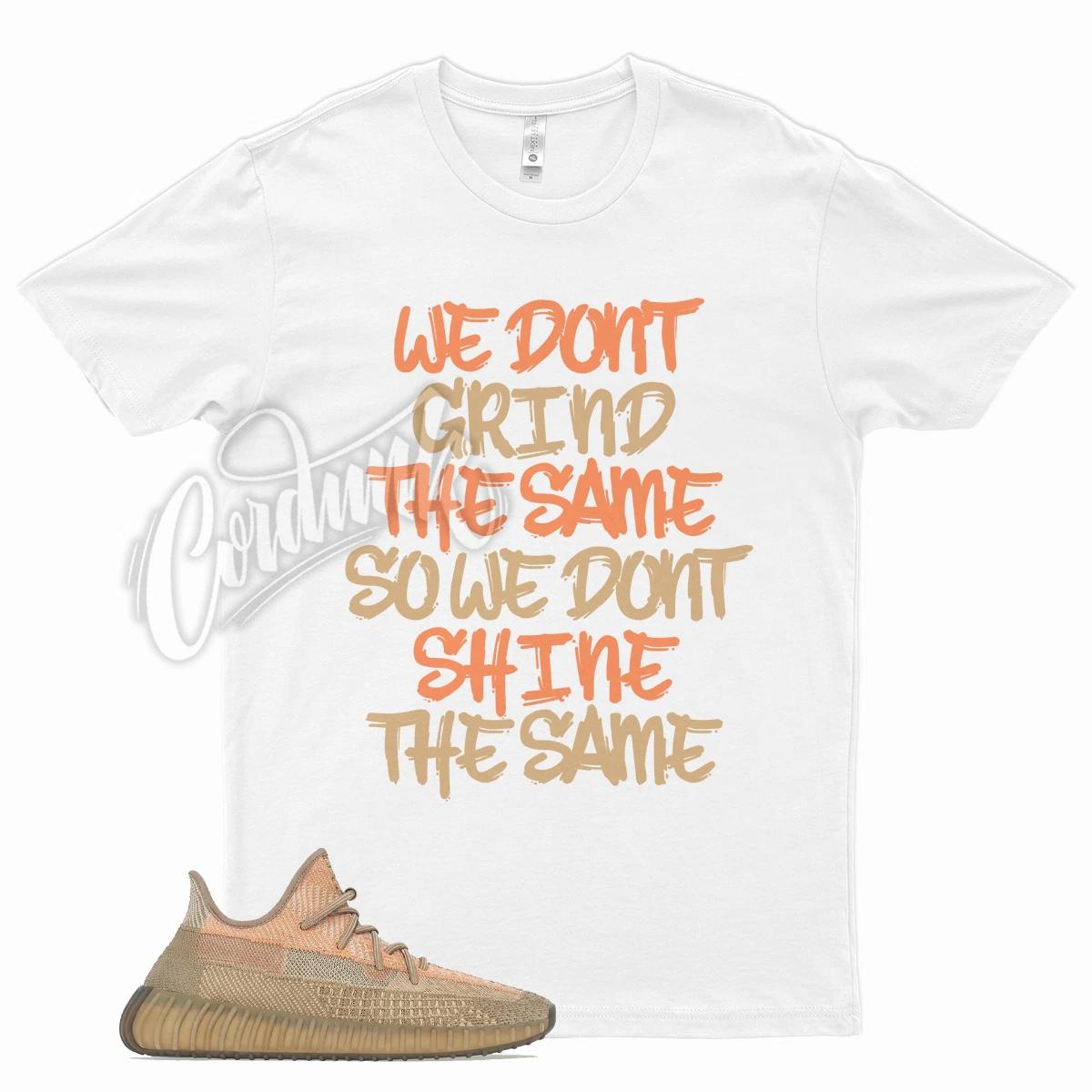 White GRIND DIFF T Shirt for YZ 350 V2 Sand Taupe Desert Sand Ore Air Max 90 100