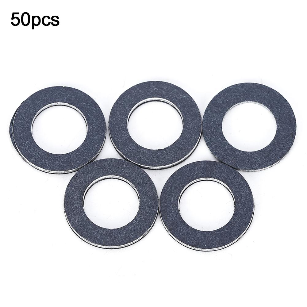 50pcs Drain Plug Gaskets 90430-12031 OEM Parts Replacement Fit for Toyota / Lexus