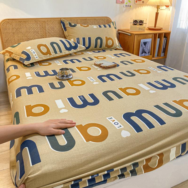 

Матрас из чистого хлопка, утолщенный, с начесом, цельный, бытовой, хлопковый матрас Simmons, защитный чехол, всеохватывающий чехол для кровати single bed hat 1.2 * 2 meters ритм