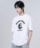 Mubeun Night Graphic Short Sleeve T-Shirt White