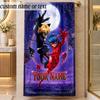 Beach TowelMiraculous Ladybug Custom Name Text Personalized Soft Towel for Beach Pool Indoor Home Decor Gift
