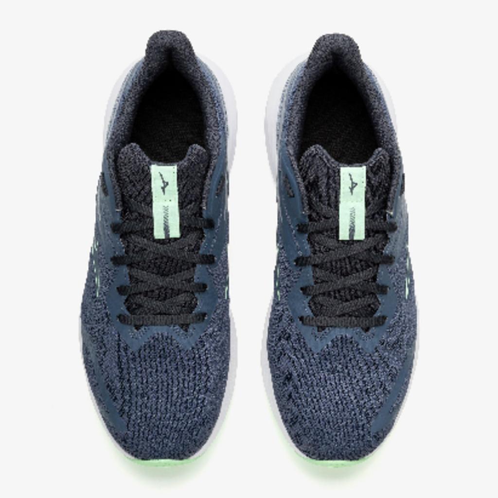 Mizuno Energy Runners Running Shoes, Jogging, Training, Sports, Indoor, Commuting, School, Exercise, Navy x Neo Mint, Size 28.0 cm, 3E