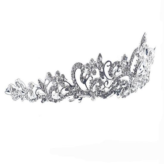 Women Crown Fine Workmanship Fashion Lightweight Rhinestone Bridal Princess Tiara for