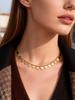Charms Chic Pendant Necklace for Women, Stainless Steel Chain Necklace, Tarnish Free Trendy Jewelry