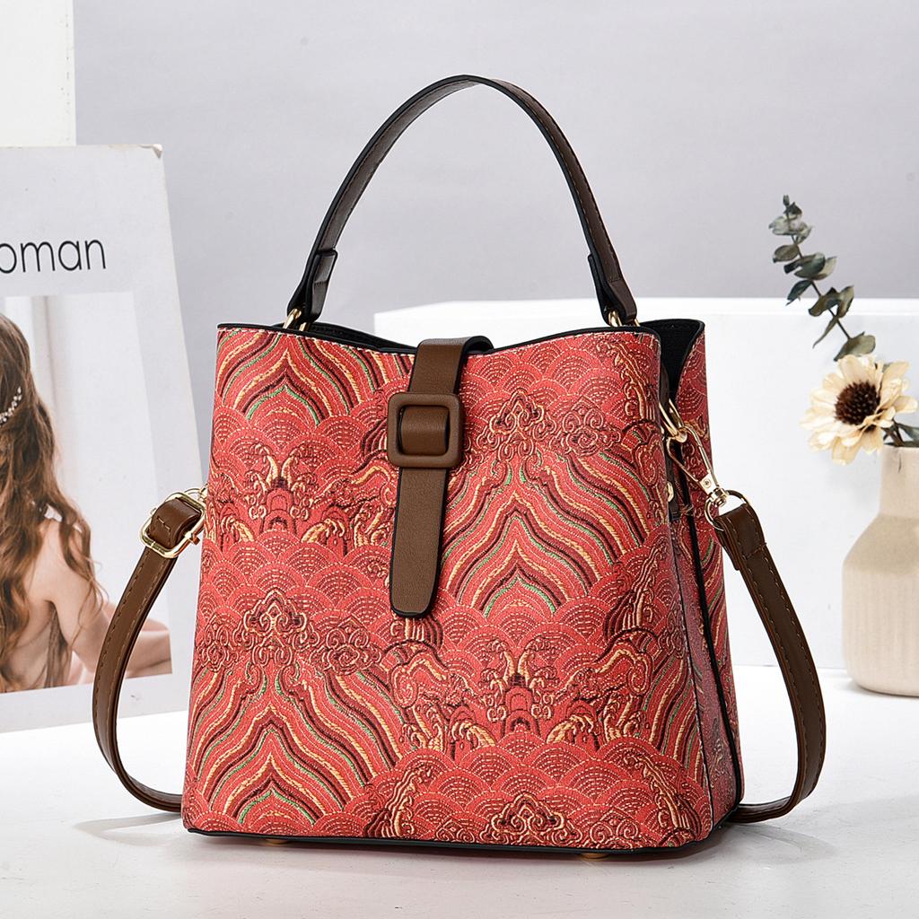 Bucket Bag Traditional Style Handbag Factory Women's Bag Fashion Versatile Trendy Shoulder Messenger Bag Bags
