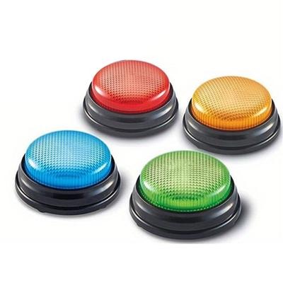 4Pcs Plastic Quiz Buzzer Set With Light Sound Effect For Kids Group Activities Classroom Team Contests