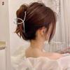 New Punk Cool Metal Hair Claws Korean Geometric Snake Shape Shark Hair Clip Clamp Girls Hair Accessories Women Hairpins Headwear