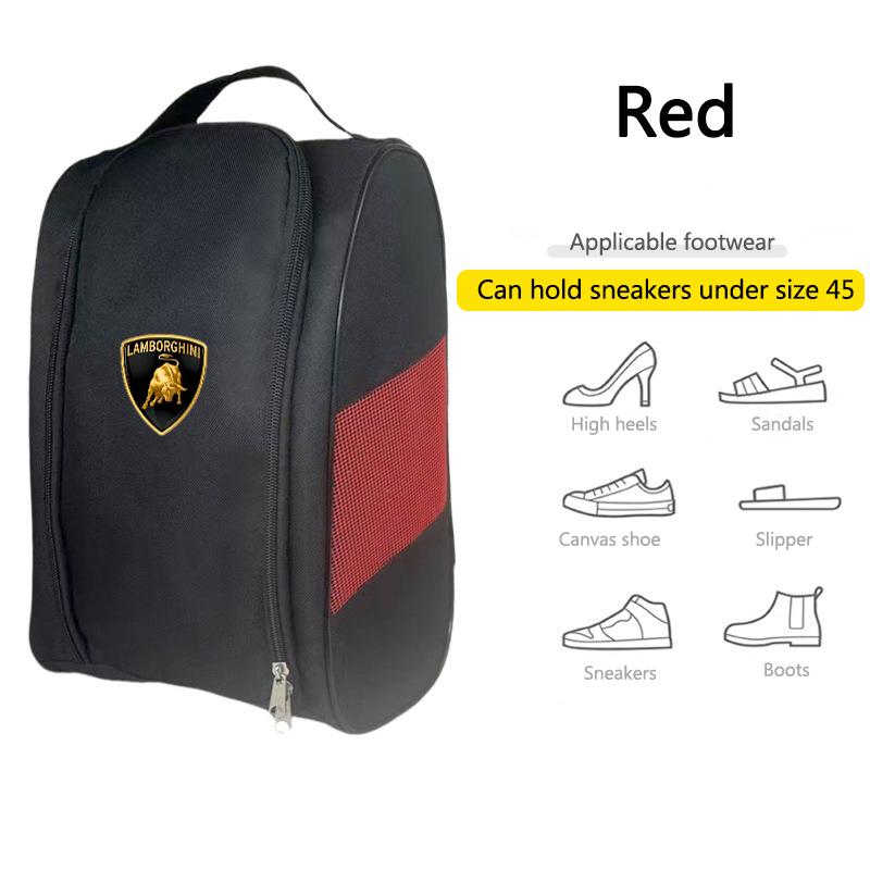 1 szt. Torba do przechowywania butów samochodowych Outdoorowa Podróżna Sportowa Organizer na buty Saszetka Do Lamborghini Urus Huracan Aventador Premium Akcesoria