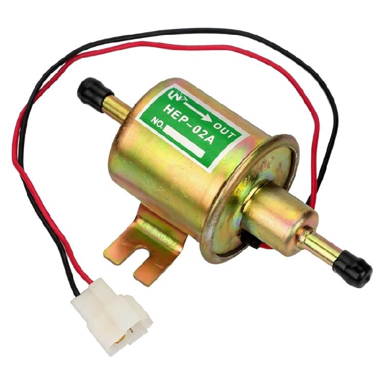 Automotive Replacement Fuel Pump 24V Metal Pump Body with Lead Wires, Bracket and Fuel System Modification Service Support for Repairs