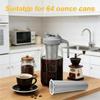 2pcs Ultra-Fine Stainless Steel Cold Brew Coffee Filters 8*21/8*15cm Filter Cartridges For 1-2 Quart Wide-mouth Jars