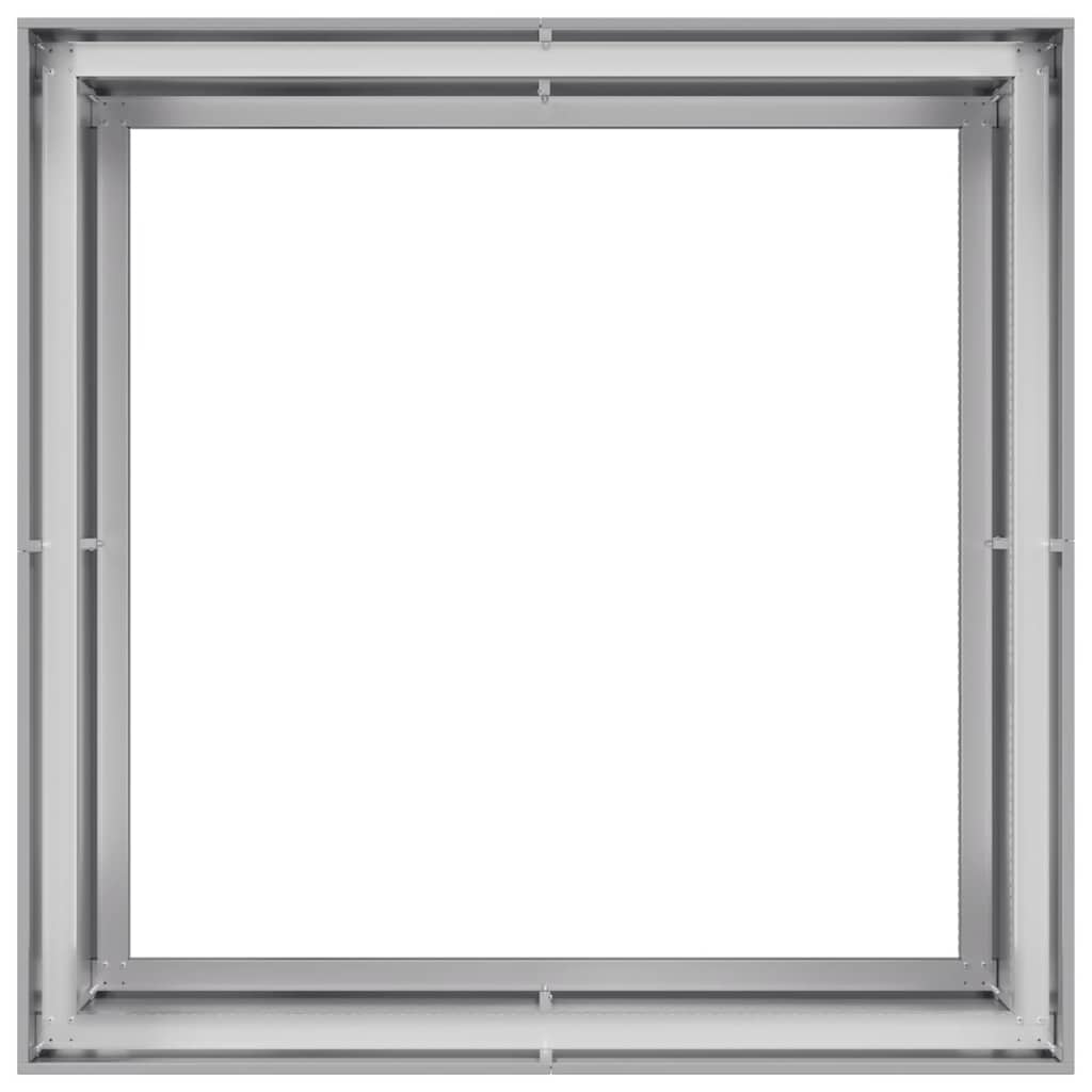Pot 100X100X80 Cm Galvanized Steel
