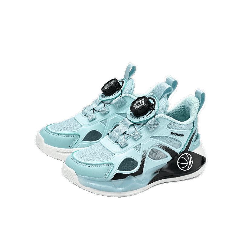 Children's sports shoes Boys' mesh shoes Breathable medium and large children's soft-soled lightweight running shoes Little girl Hollow casual c