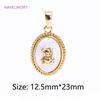 Wholesale 18k Gold Plated Brass Heart/Butterfly Pendants Charms,Natural Shell Charms For Jewelry Making,DIY Necklace Accessories