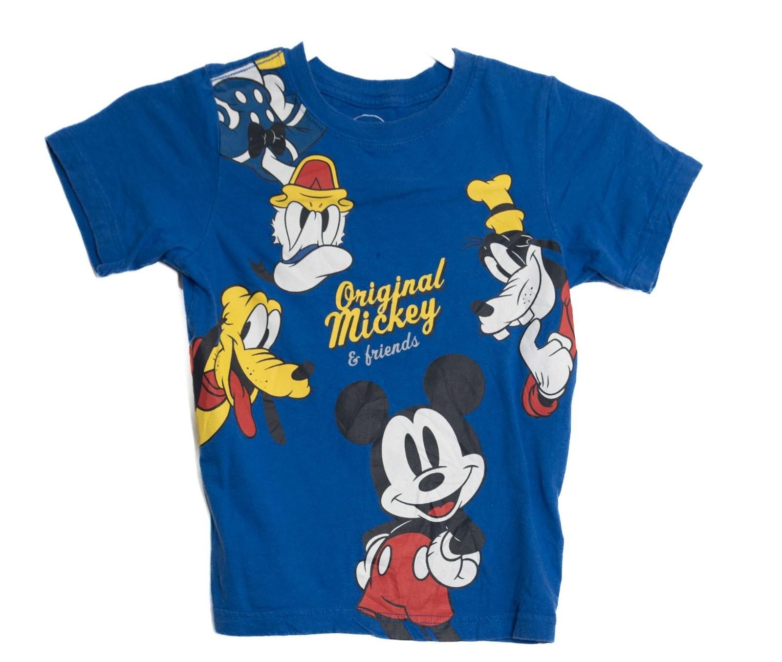 Disney Size 4T Original Mickey Friends Blue T-Shirt L