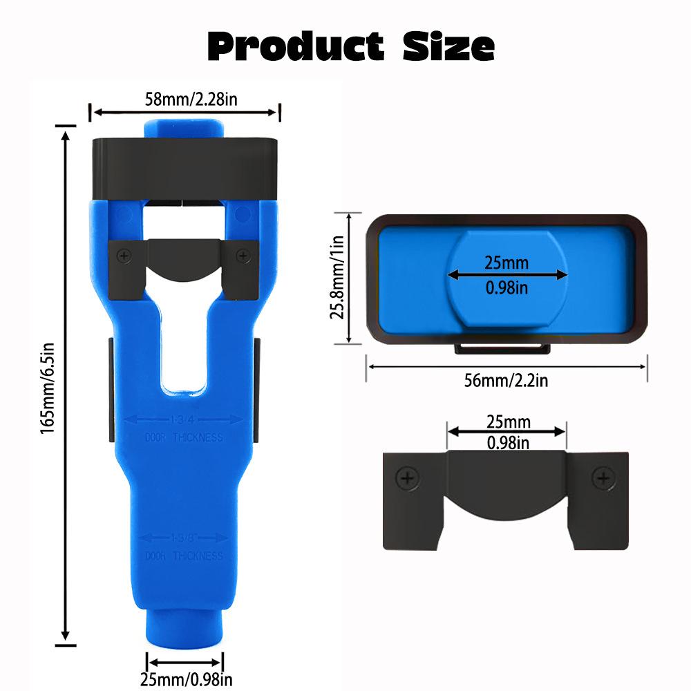 Professional Mortise Door Latch Tool Kit - Essential for Easy Material Removal and Latch Installation