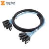 Quad SATA 7P to 7P SATA-III Data Cable for Computer Case Server Hard Drives