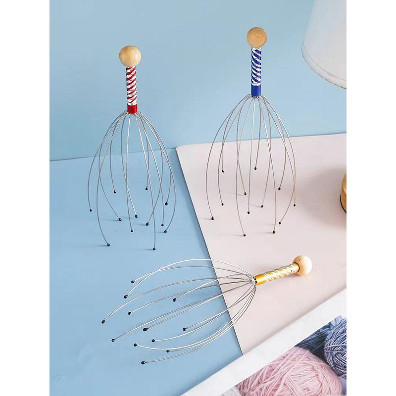 Soul Extractor Octopus Head Massager Soul Extraction Machine Scratching Scalp Itching Meridian Relaxation Decompression Artifact