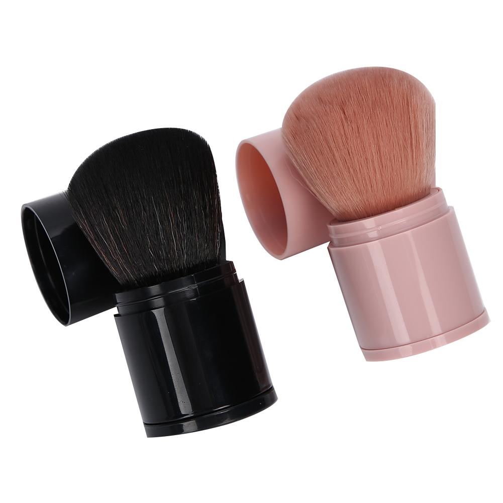2Pcs Powder Blush Brush Professional Retractable Contour Powder Face Brush Loose Powder Brush