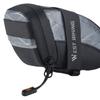 Bicycle Saddle Bag with Fastener Tape Large Capacity Waterproof Reflective Design Portable Compact Size MTB Road Bicycle Bag