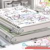 Cute Pet Transparent Soft PVC Binder B5 Notepad Diary with Iron Clip