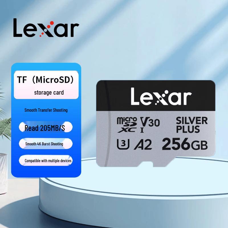 Lexar 256GB MicroSD Card for 4K Devices & Drones Drone Optimized (205MB/s Read)