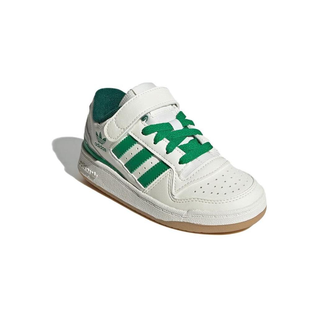 Adidas Forum Low J White Green Gum Kids Sneakers Cloud-White IG0720