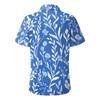Women's Casual Floral Print Short Sleeve Button Down Shirt Lightweight Relaxed Fit Blouse with Collar Suitable for Everyday Wear