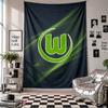 VfL Wolfsburg FC Wall Tapestry Home Decor Wall Hanging Cloth for Bedroom Living Room Background