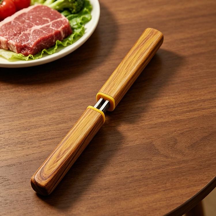 2pcs/set Stainless Steel Fruit Knife Cutter Table Knife Meat Cleaver Butcher Knives