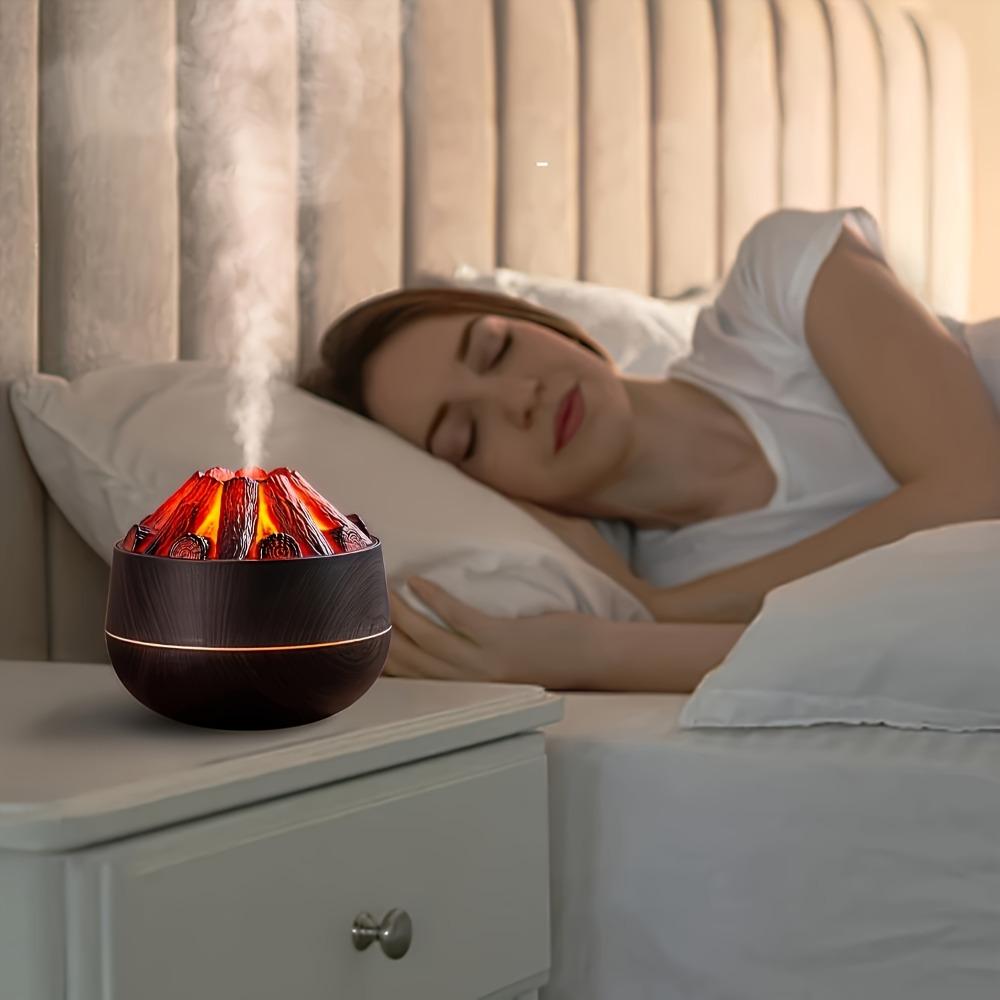 with Night Light Powered Charcoal Humidifier Creative Indoor Aromatherapy Machine Gifts