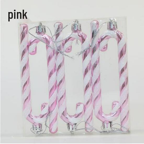 Plastic Candy Cane Christmas Ornaments - Festive Holiday Decorations and Gifts