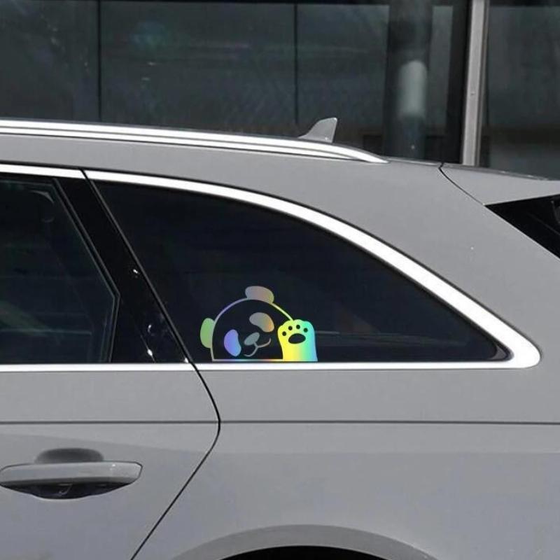 Cute Panda Creative Decal Car Body Stickers Occlusion Automotive Decorative Car Stickers Accessories Car Accessories