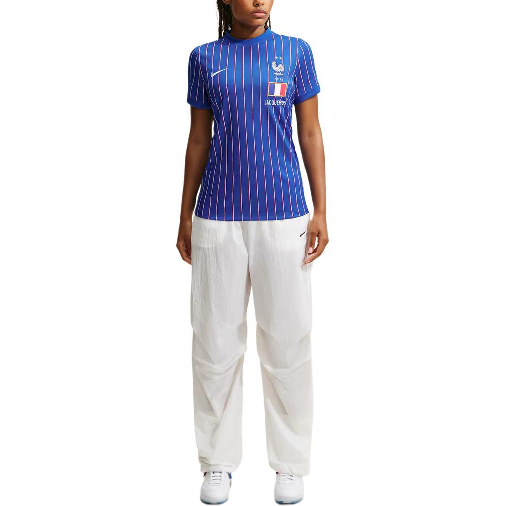 Nike Frankreich x Jacquemus Dri-Fit Kurzarm-Oberteil Blau Damen Oberteile IB4531-480