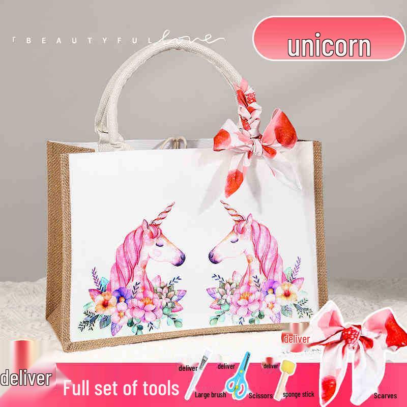 Spring Festival Kids' DIY Decoupage Linen Tote Kit