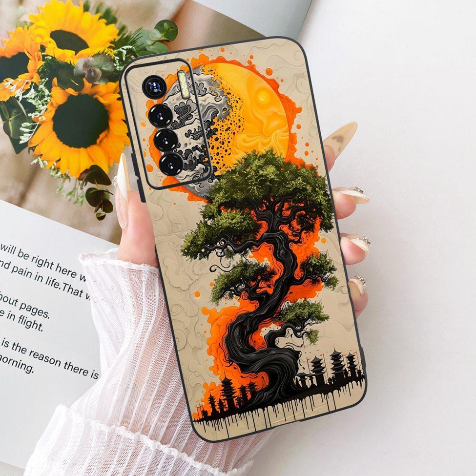 Phone Case For Tecno Camon 17 Pro Cover Silicone Cute Cat Fashion Funny Painted Funda For Tecno Camon 17Pro CG8 CG8h Casing