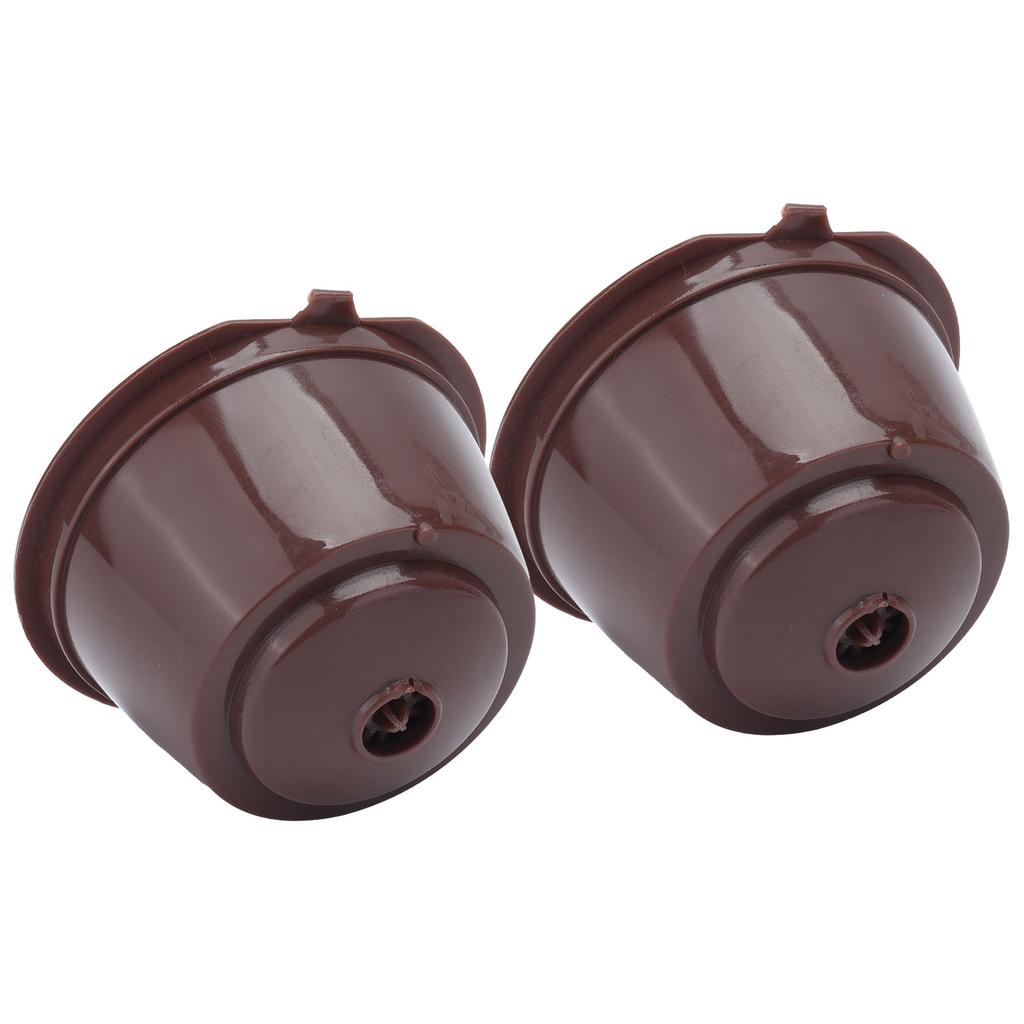 2pcs Reusable Coffee Capsule Filter ABS Coffee Filter Cup Home Office Cafe Accessories