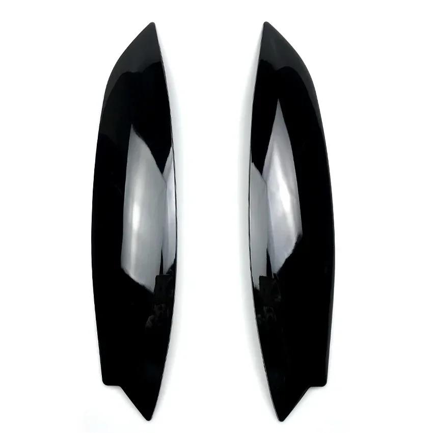 For Volkswagen VW Golf 5 MK5 GTI R 2003-2008 2PCS Headlights Eyebrow Eyelids Chrome Trim Cover Car Styling