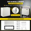 NEMA Steel Enclosure, 16 X 16 X 8\'\' NEMA 4X Steel Electrical Box, IP66 Waterproof & Dustproof, Outdoor/Indoor Electrical Junction Box, with Mounting