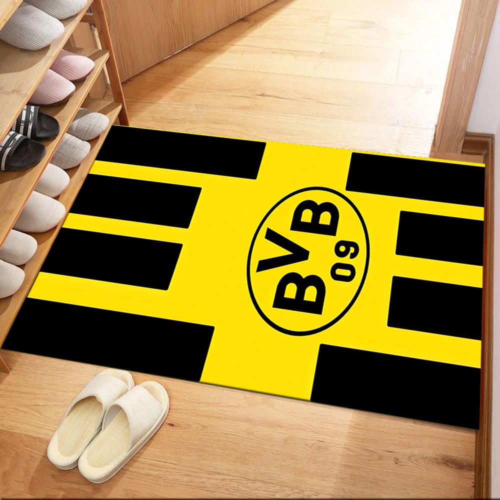 Borussia Dortmund Carpet Design For Decorate Room Entryway Outdoor Hallway Antislip Carpet Office Home Decor Best For Christmas
