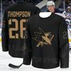 Maglia da Hockey su Ghiaccio da Uomo con Logo Squalo Stampato in 3D, Traspirante e Asciugatura Rapida, Top a Maniche Lunghe per Appassionati Entusiasti Bambini