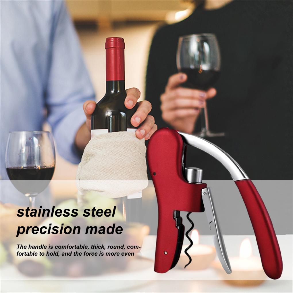 Cheap Alloy Champagne Wine Bottle Opener Bar Compact Vertical Corkscrew