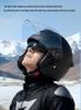 3C Certified Motorcycle Half Helmet with Tail Spoiler - All-Season Electric Bike Safety Helmet