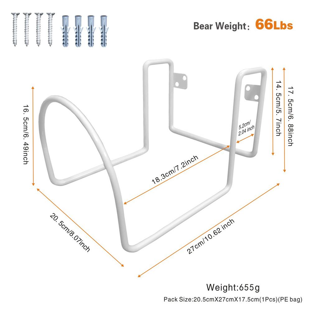 

Water Hose Holders For Outside Garden Hose Stand Water Hose Hanger Metal Water Hose Holder Wall Mount Garden Hose Hanger Hose белый