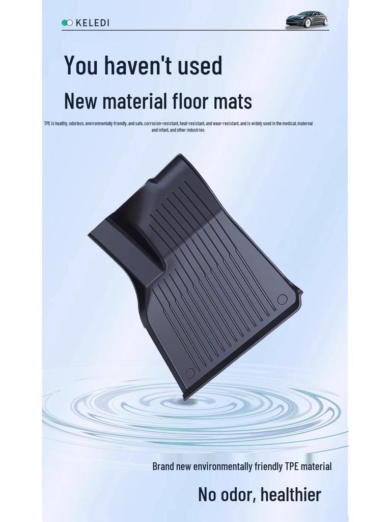 Tesla Model 3/Y Trunk & Rear Seat TPE Mat - Baby Safe