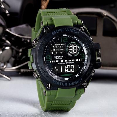 Men Waterproof  Sports Watch Multifunction Electronic Watches Wristwatches