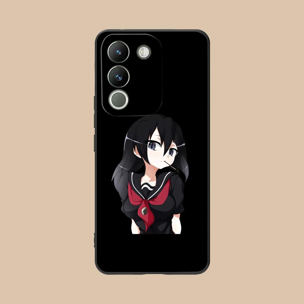 Akame Kurome Matte TPU Handyhülle für VIVO V60 V50 V40 V30 V29 V27 V25 V23 Pro Lite 5G Bunte Druckabdeckung