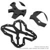 1 Pair  Aluminum Alloy Bike Bicyle Large Clipless Pedal Platform Adapters for SPDBlack