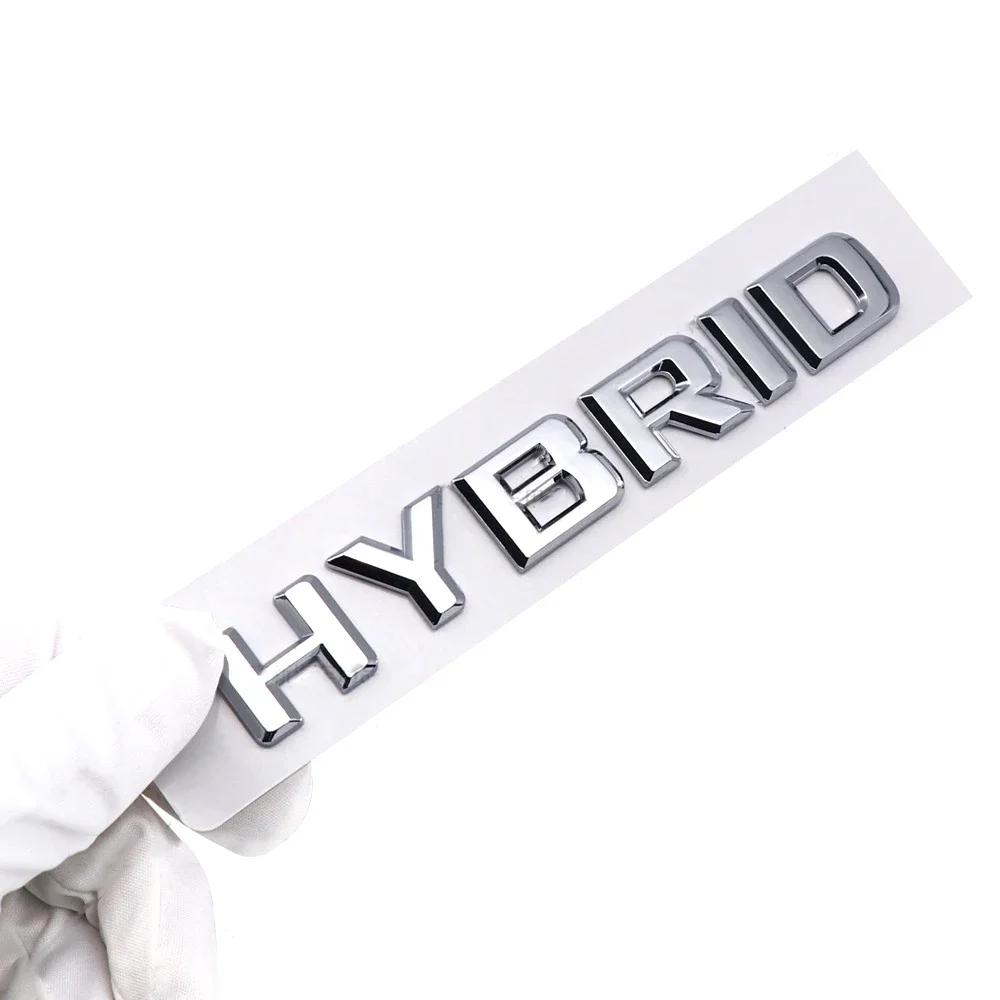 3D ABS Car Side Badge Rear Trunk Decal Sticker for Mercedes Benz HYBRID Emblem W176 W168 W207 W204 W213 CLK GLA SLK S300 G500